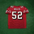 Patrick Willis Reebok San Francisco 49ers NFL Authentic On-Field EQT Red Jersey