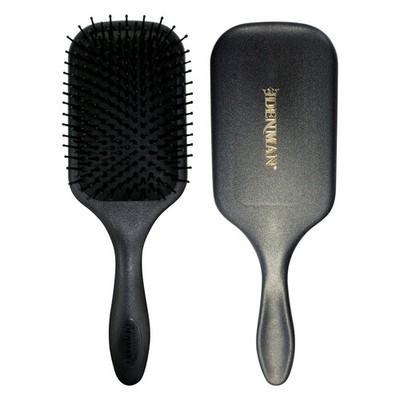 Denman Black Large Paddle Cushion Hair Brush for Blow Drying & Detangling  Co...