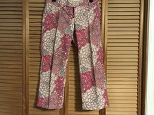 Lilly Pulitzer Pink Corduroy Cropped Pants