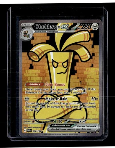2023 POKEMON SV PARADOX RIFT #252/182 GHOLDENGO EX