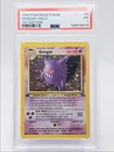 GENGAR 1999 POKEMON FOSSIL 1ST EDITION RARE HOLO 5/62 PSA 1 Q5677