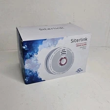 Siterlink GS528A Photoelectric Smoke Alarm 4 Pack, Complete Installation Kit.