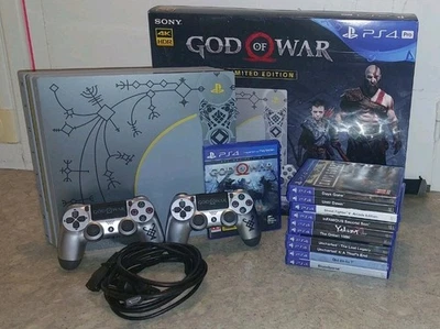 🔥 PlayStation 4 Pro 1 To Édition Limitée GOD OF WAR – Pack Complet 🔥 - Photo 1/3