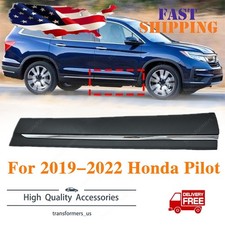 Front Lower Door Molding Trim Wchrome Passenger Side Fits 2019-2022 Honda Pilot Front Lower Door Molding Trim Wchrome Passenger Side Fits 2019-2022 Honda Pilot