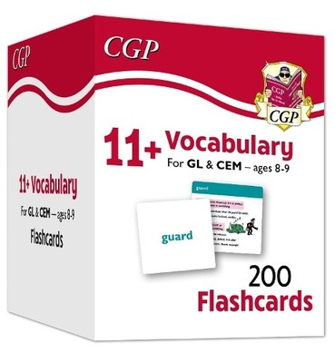 CGP Books 11+ Vocabulary Flashcards for Ages 8-9 - Pack 1 (Gebundene Ausgabe)