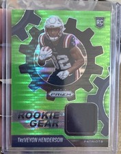 Panini Prizm Treveyon Henderson Patriots Rookie Gear #RGR-THE