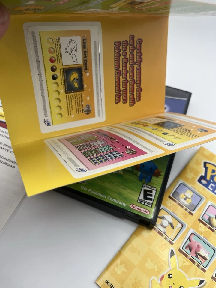 Pokémon Channel (Nintendo GameCube, 2003) tarjetas de lector electrónico sin perforar Cib Foto 3 de 4