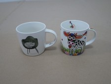 2x Maxwell Williams Kaffeebecher Henkelbecher - Feline Friends / Smile Style