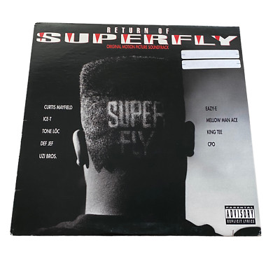 Return Of Superfly Soundtrack LP Vinyl Capitol 94244 Ice-T Eazy-E King Tee
