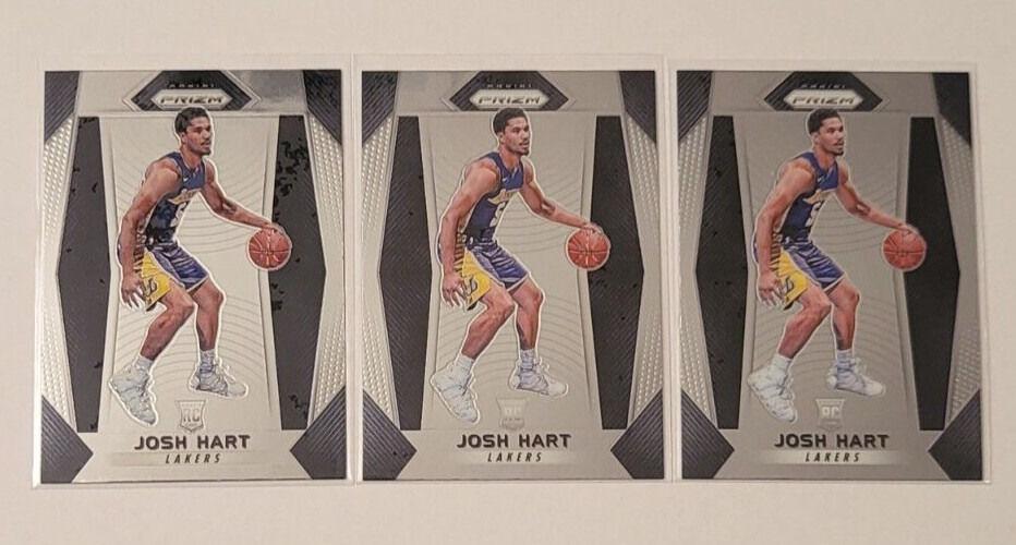 JOSH HART 2017 PRIZM ROOKIE RC - 3 COUNT !! 3 RC'S 🔥🔥NY KNICKS  HOT