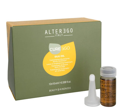 Alter Ego CureEgo Silk Oil Leave-in Illuminating Treatment, 12x10ml