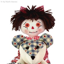 Soft Toy Sewing PATTERNS, Teddy Bear or Rag Doll, tutorials by My Fabric Heaven