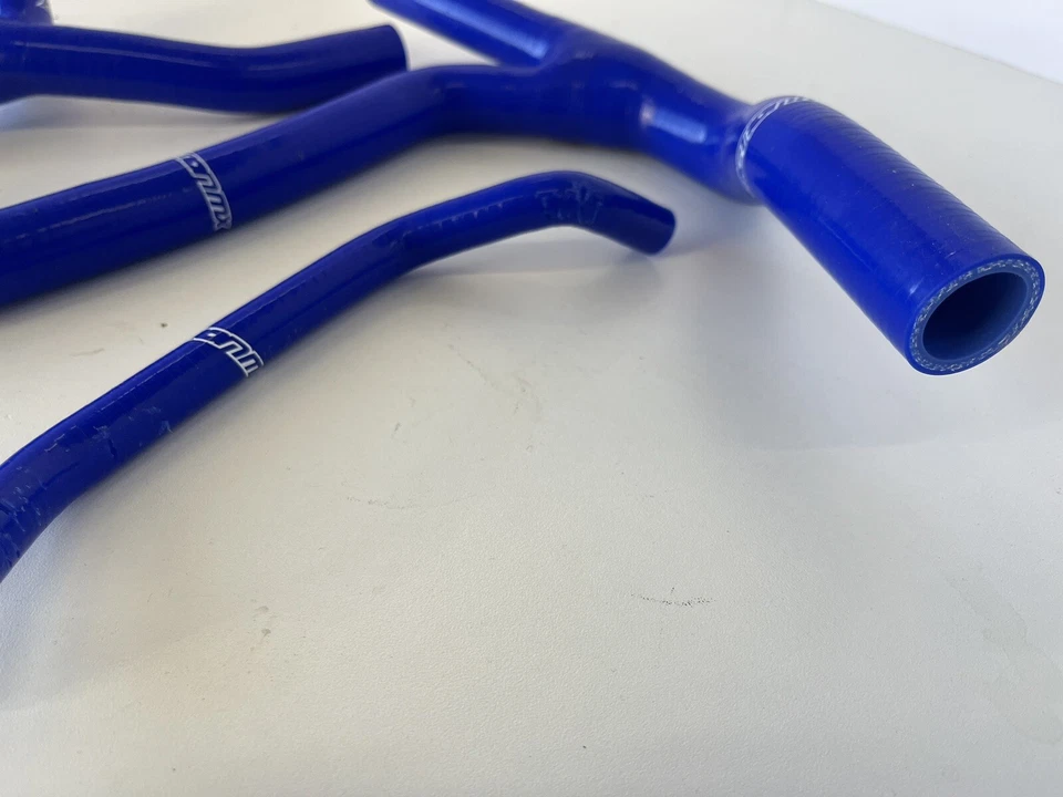 Kit Manguera Radiador Faction MX Y Kawasaki KX 450f Silicona 2009 2010 2011 Azul Foto 4 de 4