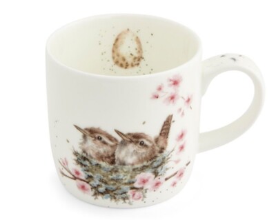 Wrendale Designs - Tasse mit Zaunkönigen  Feather your nest 