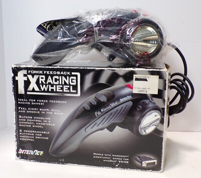 Force Feedback FX Racing Wheel InterAct SV281 Windows 95/98 Directinput 112624WT