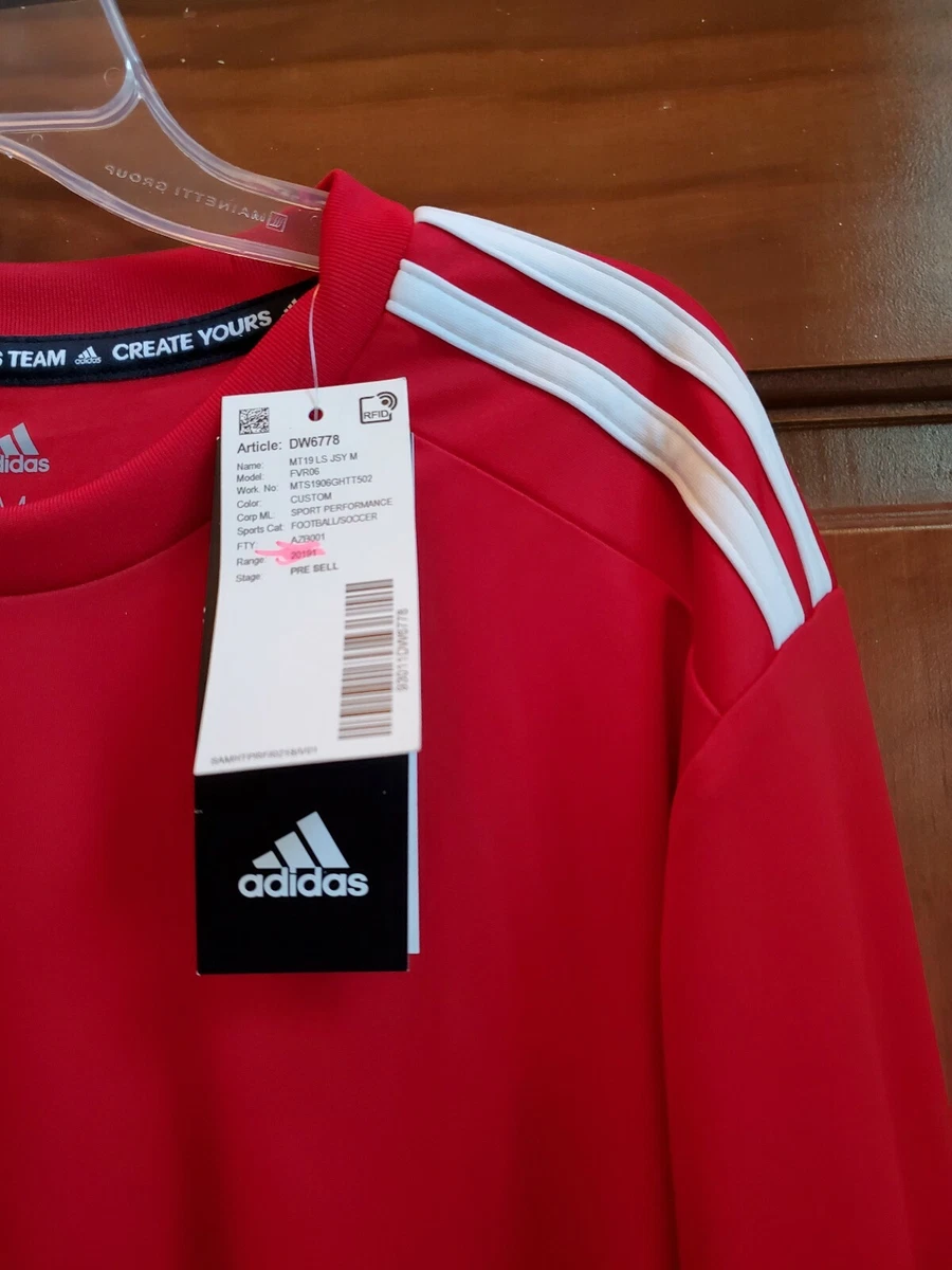 adidas team 19 long sleeve jersey