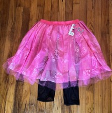 Tweens Betsey Johnson Capezio Dance Tutu With Mesh Leggings Size Med SHIPS FREE