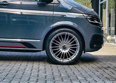 Alufelgen 9x20 5x120 ET45 VW T5 T6 T6.1silber Glanz Tuning  2024 ZI8 - Bild 1 von 4