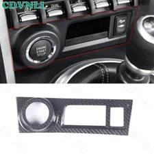 For Subaru BRZ 86 2013-2020 Dry Carbon Fiber One-Click Startup Button Cover Trim