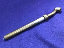 Antique Schrader Service Tire Guage Brass 0-160 Psi Automobile Accessory