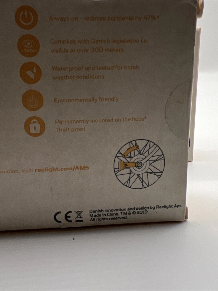 Lanternas traseiras de cabeça de bicicleta B9 novas AMS sem bateria - Imagem 4 de 4