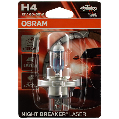 OSRAM H4 NIGHT BREAKER LASER Next Generation 3900 K 1650/1000 lm Glühlampe