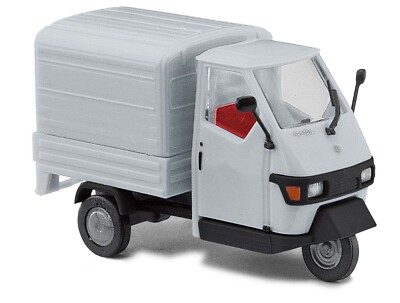 BUSCH 48442 Scala HO Ape Piaggio 50 colore grigio con cassone