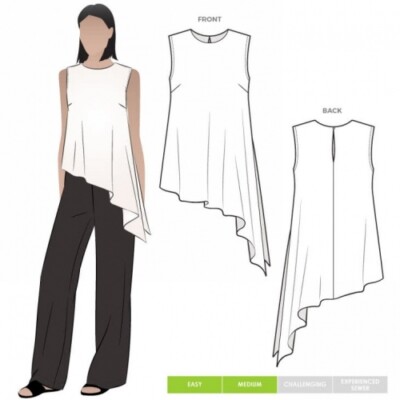 Style Arc Schnittmuster Perry Top Damen Größen 18-30