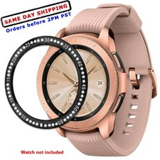 Heavy-Duty Bling Diamond Bezel Ring Cover for Samsung Gear S3 Frontier SM-R765T