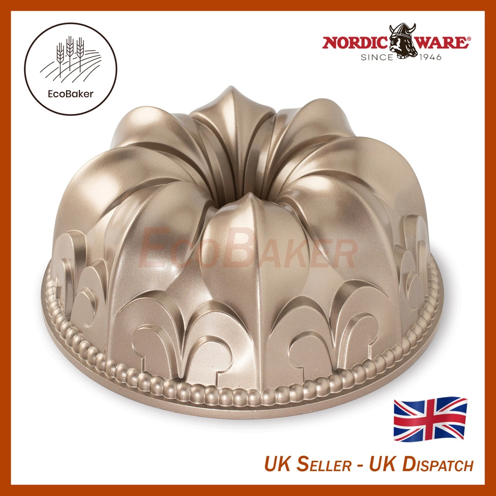 Nordic Ware - 53248 - Fleur De Lis Bundt ® Pan - UK Dispatch