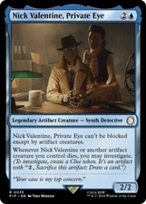 Nick Valentine, Private Eye [Fallout] Magic MTG