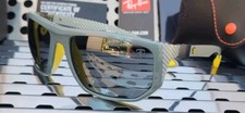 New Ray Ban RB8361M FERRARI Sunglasses Carbon Fiber Gray/Gray Silver Mirror