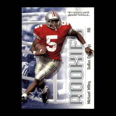 Michael Wiley 2000 Impact Rookie Dallas Cowboys #14 R329E 69