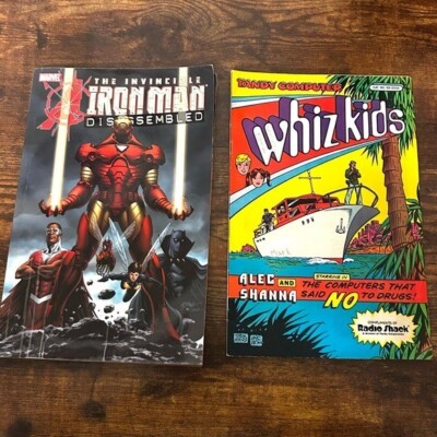 Tandy computer whiz kids 80 s Dc iron man comic books vintage Graphic Novel