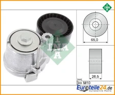 Belt tensioner, V-ribbed belt INA 534066110 for Opel