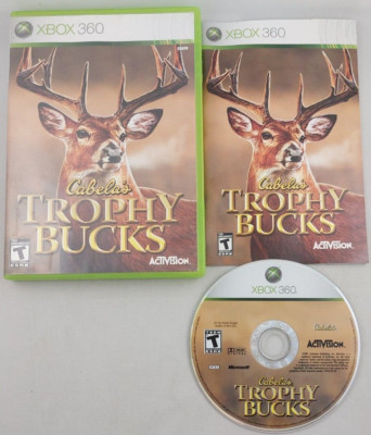 Cabela's Trophy Bucks (Microsoft Xbox 360, 2007) CIB / Complete - Tested