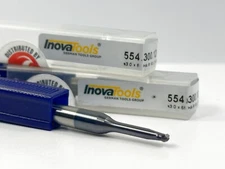 INOVA TOOLS 554.300.12 3.0 DIA Carbide End Mills NEW 2pcs
