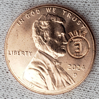 Babe Ruth Coin Baseball #3 New York Yankees HOF Gift Memorabilia Penny 2024