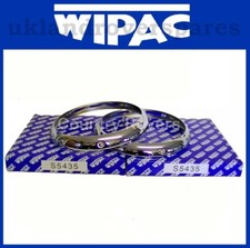 CLASSIC MINI HEADLIGHT BEZEL. CHROME HEADLIGHT FINISHER. ONE PAIR. WIPAC BRAND
