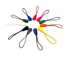 YKK Accessories Puller Zipper Cord Insert Strap Extension Tag Replacement