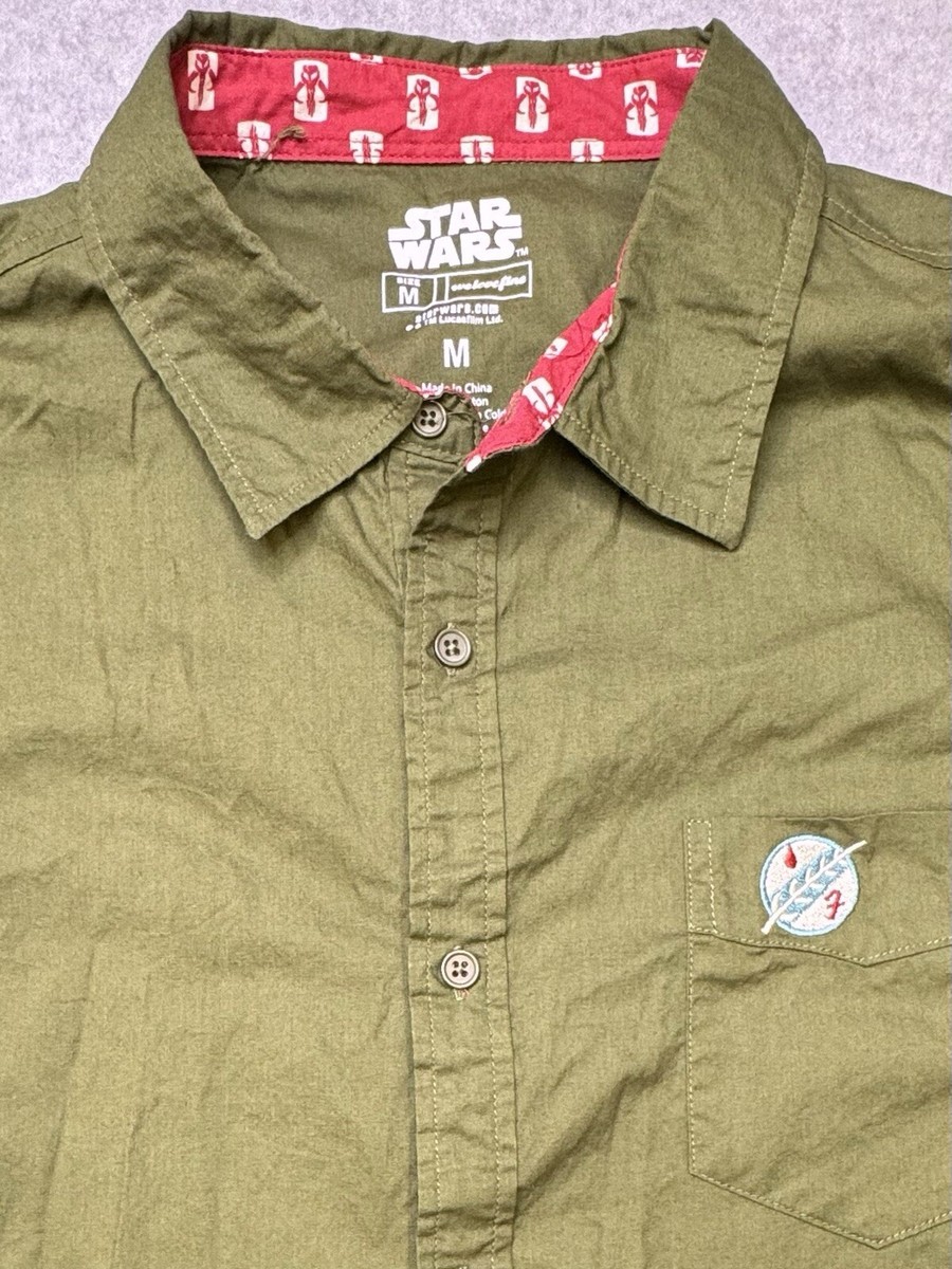 boba fett dress shirt Seven Times Six Star Wars Mens I Am Boba Fett Costume Adult T-Shirt , Men's, Size: Small, Gray