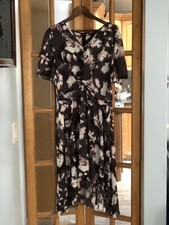 Simply Vera/Vera Wang Gray/ Pink/ White Hi-Lo Dress - Size L