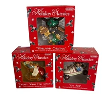Eckerd Holiday Classics Ornaments Vintage Lot of 3 Christmas Series New in Box
