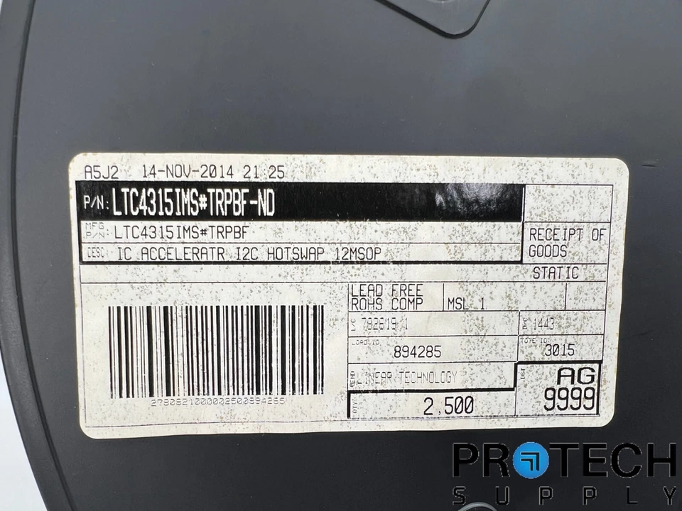 Analog Devices LTC4315IMS#TRPBF-ND Accelerator 1 Channel NEW with WARRANTY - Image 3 of 3