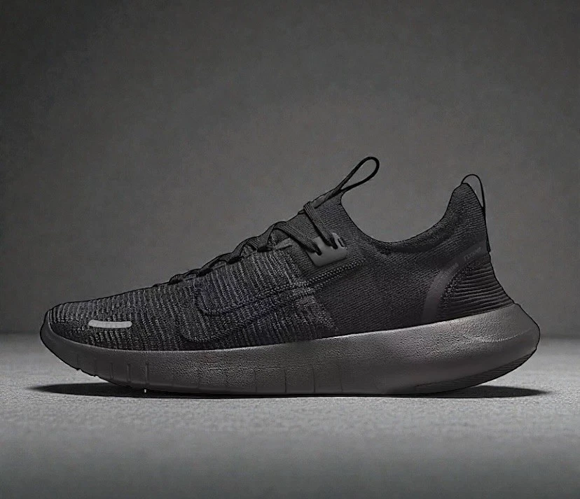 Nike Free Run Flyknit Next Nature Black/Antracite Mens Running Shoes FB1276 001