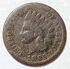 Indian Head Penny Lot of "1" VERY NICE 1885 GOOD OR BETTER°$ FREE SHIPPING $#V91