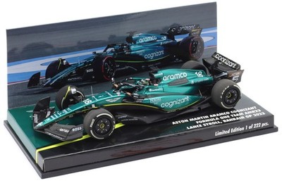 Lance Stroll Aston Martin AMR23 #18 6th Bahrain GP Formel 1 2023 1:43 Minichamps