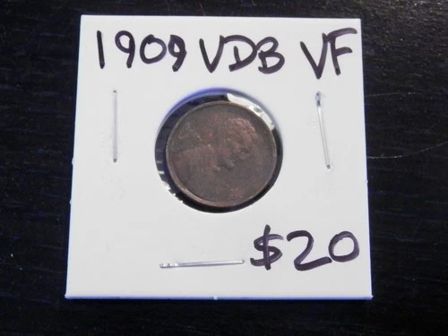 Circulated VF Lincoln Wheat Cent 1909VDB