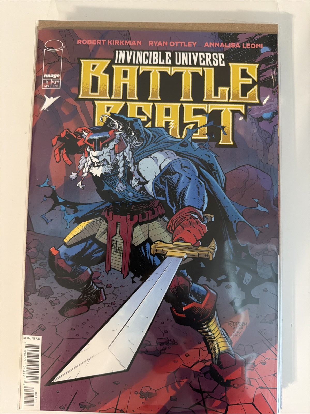 INVINCIBLE UNIVERSE BATTLE BEAST #1 CVR A 1ST PRINT NM+ 2025 IN-HAND PROSHIPPER