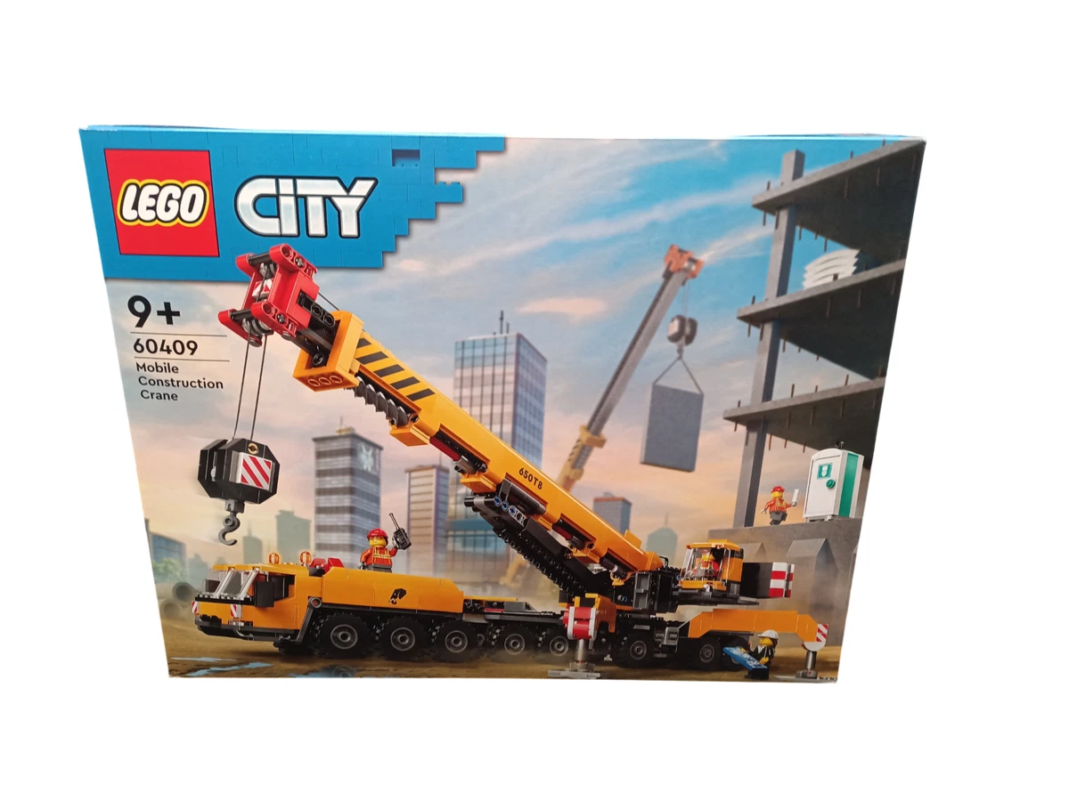 LEGO City 60409 Mobiler Baukran Set 1116 Teile ab 9+Jahren 360° drehbar
